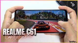 Realme C61 CarX Street Gaming test | Unisoc Tiger T612, 90Hz Display