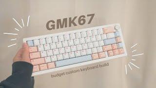 gmk67 build + sound test with ws brown | budget custom keyboard