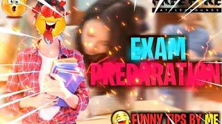 EXAM PREPARATIONS TIPS BY BIHARI GAMER | FREE FIRE FUNNY VOICEOVER VIDEO