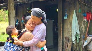Single mother - ignored the pain and the distance of more than 100km back to her grandmother