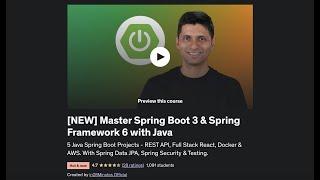 Complete Spring and Spring Boot Roadmap - with 10 Projects #in28minutes