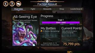 Gems of War Faction Assault All-Seeing Eye