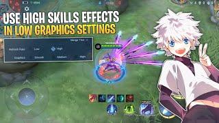 Use ML High Skills Effects in Low Graphics! No Need Config & 100% Working! - RC Modz