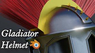 Gladiator Helmet | Bender 3D Modeling and Shading