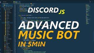 Advanced Discord Music Bot | 5k Views Special | New Features