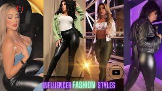 Top 3 Shiny Leggings Fabrics - High-Gloss Leggings Outfits | Shiny Spandex Fashion Styles 2024