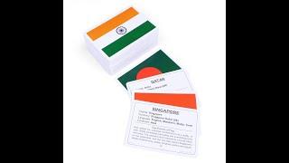 World Flags Flash Cards For Kids