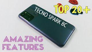 Tecno Spark 8C Top 20+ Amazing Hidden Features | Tips Tricks & Hidden Settings Of 8C