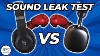 Which Headphones Leak More Sound? | Beats Studio Pro vs AirPods Max