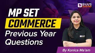 MP SET 2023 | MP SET Commerce Previous Year Questions | Konica Mam