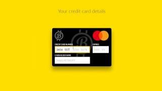 Interactive credit card HTML/CSS code ready