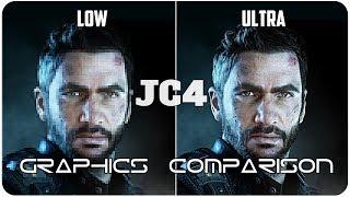 Just Cause 4 - PC - Low. vs Ultra detailed Graphics Comparison 4K