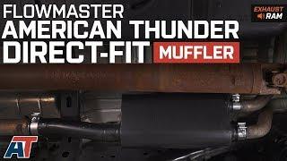 2009-2018 Ram 1500 Flowmaster American Thunder Direct-Fit Muffler 5.7L Exhaust Sound Clip & Install