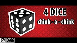 DICE MAGIC!  [: :]  4 Dice Chink/Chink [:::] ▐ K52