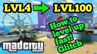 *Glitch* How To Level Up Fast In Mad City (Roblox)