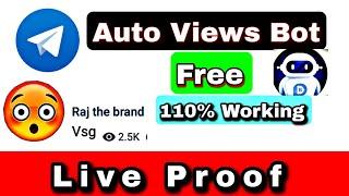 telegram free views bot || Telegram fack views service|| #telegramviews