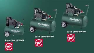 Компресор безмасляний metabo Basic 280 50 W OF