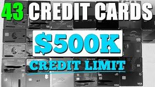 43 Credit Cards, $500k Credit Limit- Datapoints & Intel Drop!