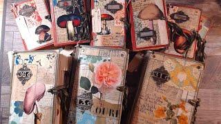 Etsy Shop Update! New  Junk Journals.... 2 minis and 1 large left!