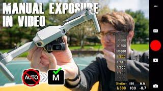 How to MANUALLY ADJUST EXPOSURE On The DJI Mavic Mini IN VIDEO! [Yes, IT’S REALLY HERE]