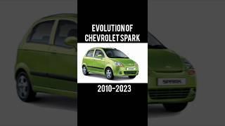 EVOLUTION OF CHEVROLET SPARK (2010-2023) #trending #viral #cars #ytshorts #trendingshorts