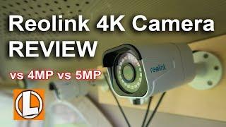 Reolink 4K Security Camera System Review  - B800 8MP vs 4MP vs 5MP