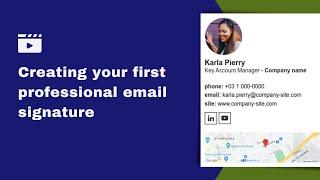 Creating your first professional email signature with Bybrand