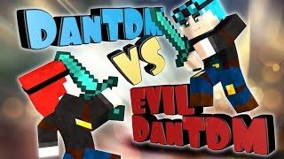 Minecraft DanTDM meets Evil DanTDM (minecraft Hello Neighbor Roleplay)