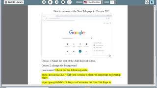 Customize the New Tab page in Chrome 70