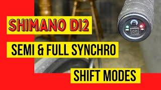 How to Change Shimano Di2 Shift Modes without a PC. What are Semi and Full Synchro #shimano #di2