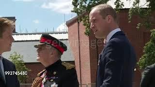 Prince William, Hugh Grosvenor (7th Duke of Westminster) and Theresa May at DNRC