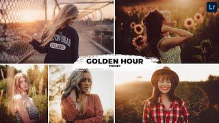 GOLDEN Hour Preset - Lightroom presets | GOLDEN Presets | Sunset Warm Presets | Summer Presets