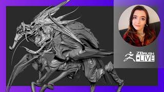 Creature & Character Concept Sculpting - Ashley A. Adams "A_Cubed" - ZBrush 2021.6