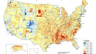 Obesity prevalence in the United States