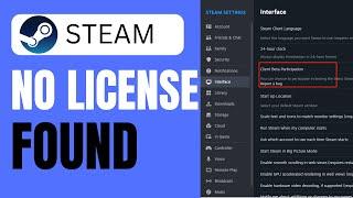 How To Fix Steam Game No License Found Error | 2024