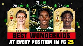 BEST WONDERKIDS AT EVERY POSITION IN EA FC 25!  ft. Endrick, Yildiz, Mainoo…