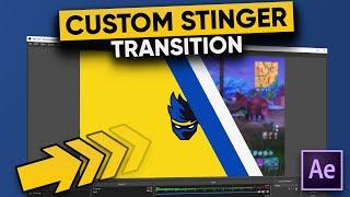 How To Make A CUSTOM Stinger Transition For Your Twitch Stream!