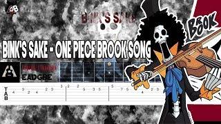 Bink's No Sake - One piece Brook Song Guitar Tutorial Tab