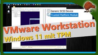 Windows 11 mit TPM in VMware Workstation Pro installieren