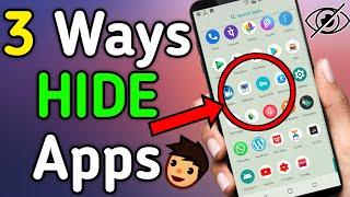 How To Hide Apps On Android 2021 (No Root)। Without Root Your Phone ? 3-Ways to Hide Apps Part-2