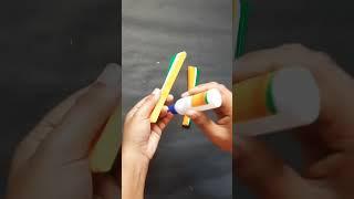 Independence Day Craft | National Badge  #short #ytshorts #tricolor #nationalbadge #diy #india