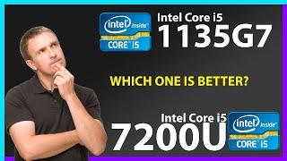 INTEL Core i5 1135G7 vs INTEL Core i5 7200U Technical Comparison