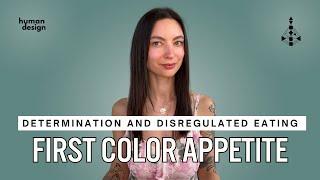Determination And Disregulated Eating - First Color - Appetite