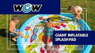 WOW Giant Splash Pad Inflatable 10 Ft Diameter Wading Pool with Sprinkler Review