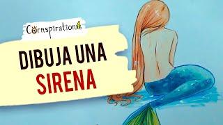 Cómo dibujar una Sirena ‍️