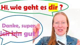 Deutsch sprechen - Dialog - speak German - Prüfung A1 - A2 - B1 - B2