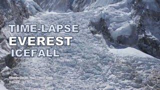 Time-Lapse of Mount Everest Khumbu Icefall