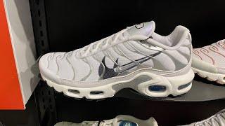 Nike Air Max Plus “Silver Swoosh” (White/Metallic Silver/Black) - Style Code: DV3456-100