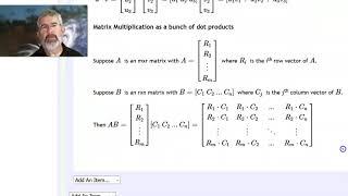 Dot Product and Matrix Multiplication