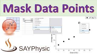 How to mask data points in origin